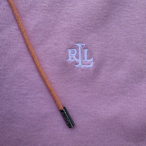 Vintage Ralph Lauren Dress Women Large Pink Soft Stretch Cotton Y2K Preppy Retro - Picture 3 of 11